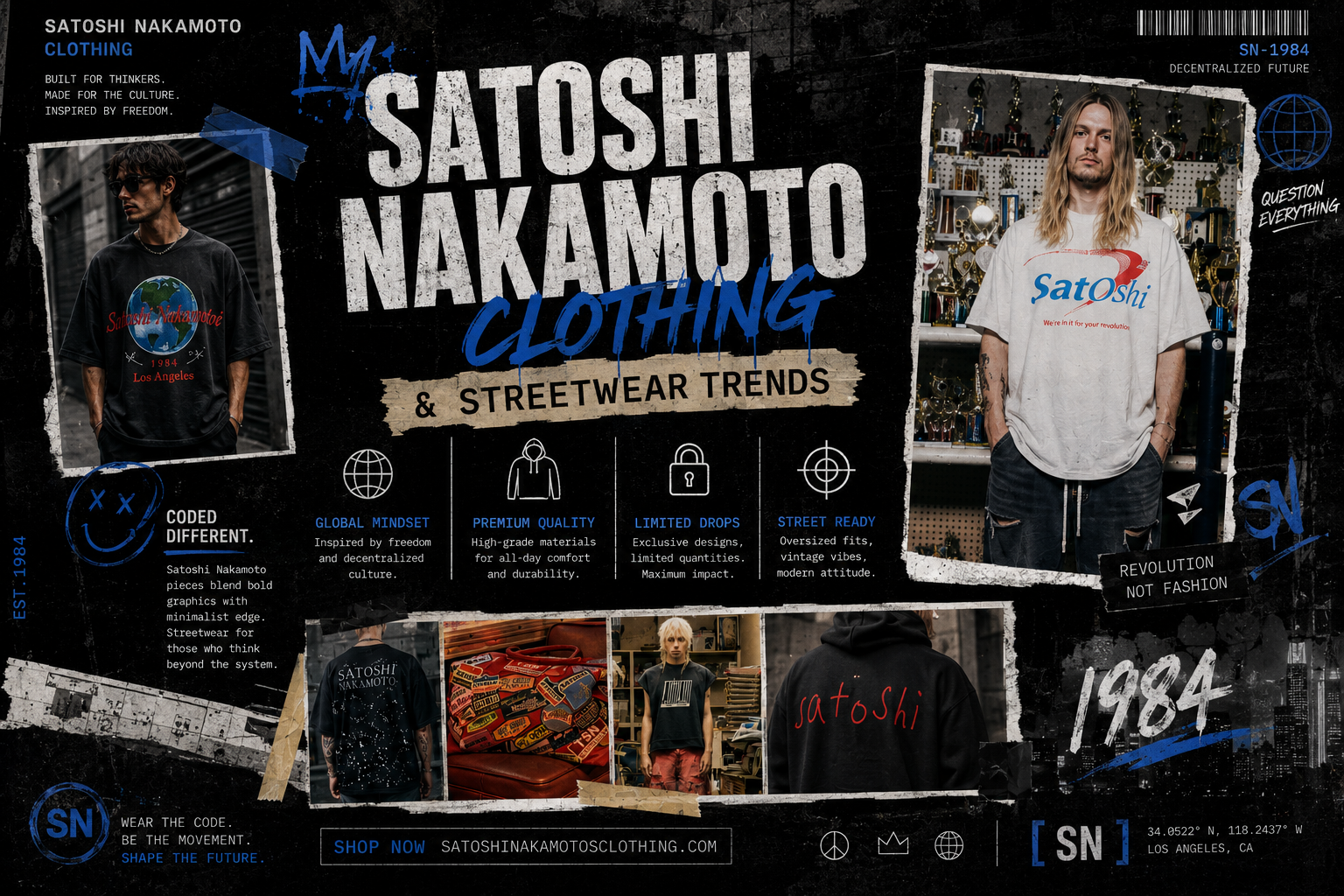 Satoshi Nakamoto Clothing & Streetwear Trends