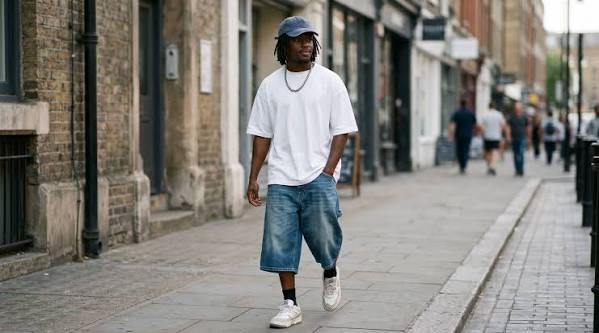 Streetwear layering outfit with hoodie and tracksuit for transitional weather